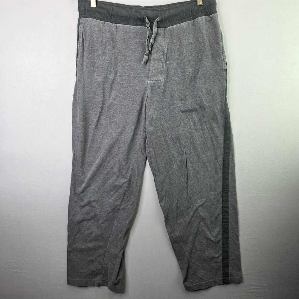 High Sierra Lounge Pants Mens Medium Gray Cotton Blend Drawstring Joggers 1814